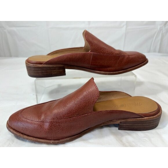 Madewell Frances Skimmer Mule in Brown Leather size 6.5 - Picture 6 of 12